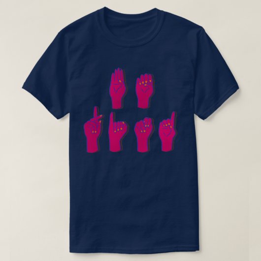 Wees een soort ASL 10 T-shirt (Design voorkant)