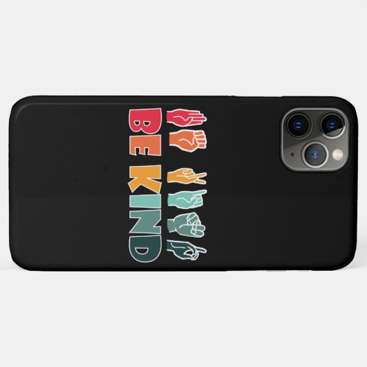 Wees een soort ASL American Sign Case-Mate iPhone Case (Achterkant (horizontaal))