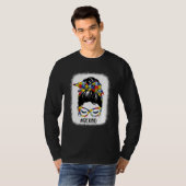 Wees een soort Autisme Bewustmafbeelding Maand Ble T-shirt (Voorkant volledig)