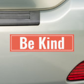 Wees een soort Bumpersticker (Op auto)
