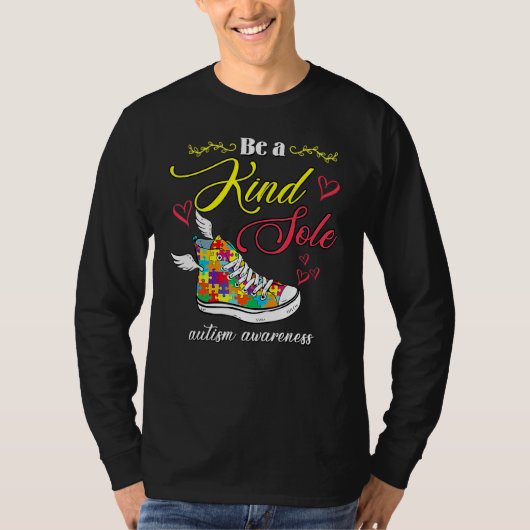 Wees een soort eenzame autisme-bewustwording die h t-shirt (Voorkant)