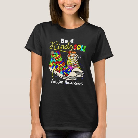 Wees een soort eenzame puzzel die maand autisme in t-shirt (Voorkant)