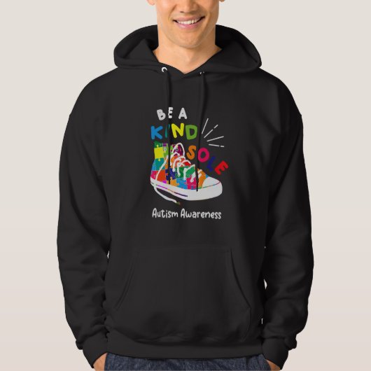 Wees een soort enige Autisme Awareness Puzzel Scho Hoodie (Voorkant)