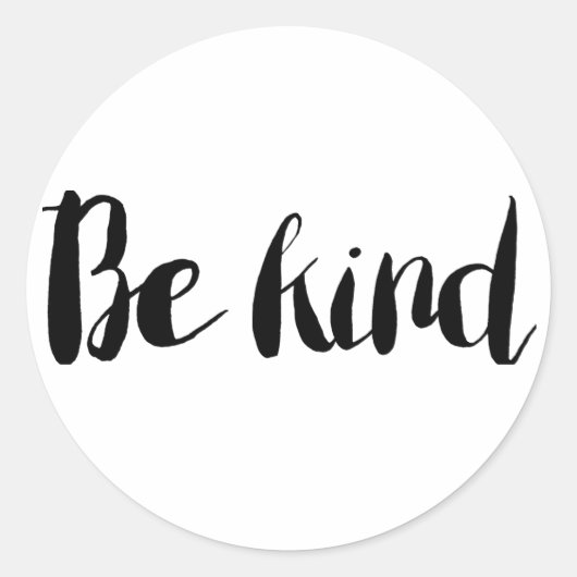 Wees een soort glanzende Sticker (Voorkant)