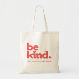 Wees een soort grafisch slogan aangepast berichtko tote bag