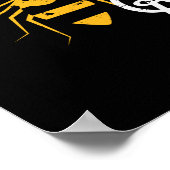 Wees een soort grappige bijenvinnen voor de bijent poster (Hoek)