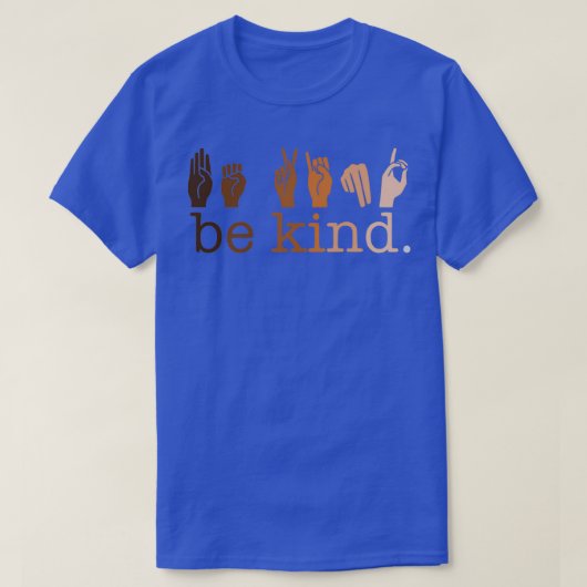 Wees een soort huidtinten t-shirt (Design voorkant)