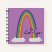 Wees een soort Human Rainbow Journal/Sketchbook Notitieboek (Voorkant)