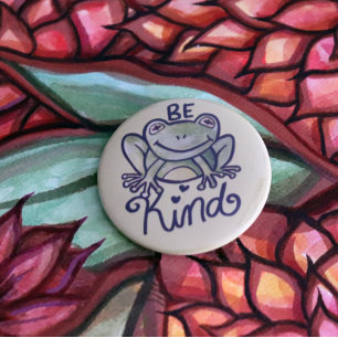 Wees een soort kikker ronde button 5,7 cm