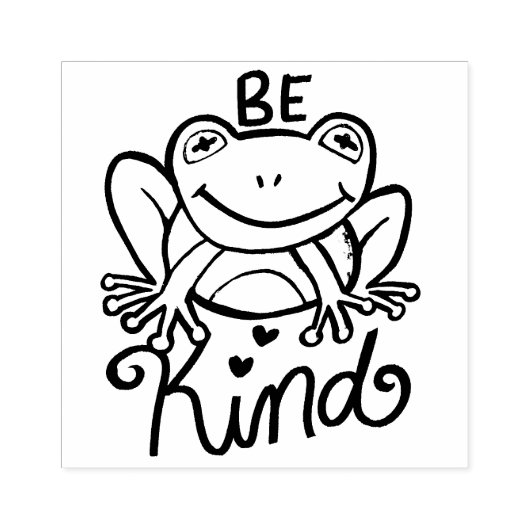 Wees een soort kikker rubberstempel (Afrduk)