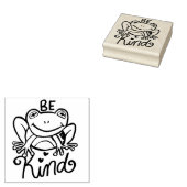 Wees een soort kikker rubberstempel (Gestempeld)
