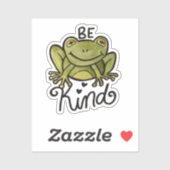 Wees een soort kikker sticker (Vel)