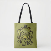 Wees een soort kikker tote bag (Voorkant)