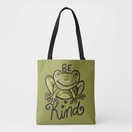 Wees een soort kikker tote bag (Voorkant)