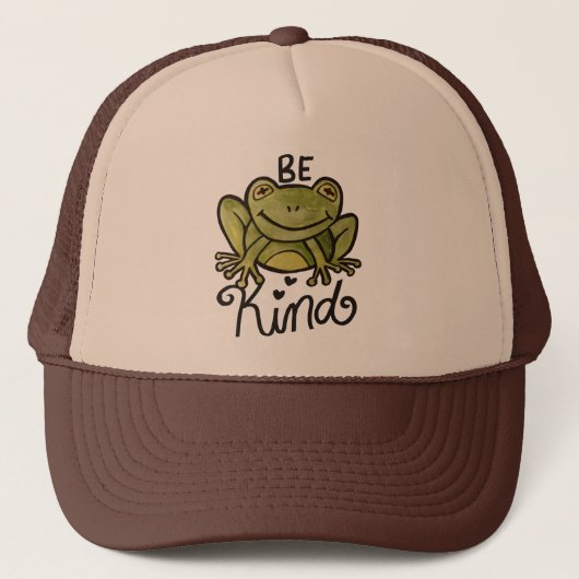 Wees een soort kikker trucker pet (Voorkant)