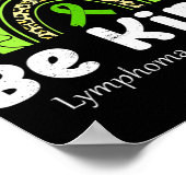 Wees een soort Leopard Rainbow Non-Hodgkin Lymphom Poster (Hoek)