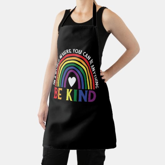 Wees een soort LGBTQ Pride Rainbow Schort (Insitu)