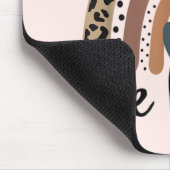 Wees een soort luipaard regenboogboho inspirerend  muismat (Hoek)