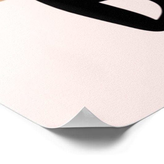 Wees een soort luipaard regenboogboho inspirerend poster (Hoek)