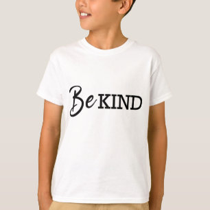 Wees een soort minimalistische typografie t-shirt
