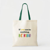 Wees een soort moderne typografie tote bag (Voorkant)
