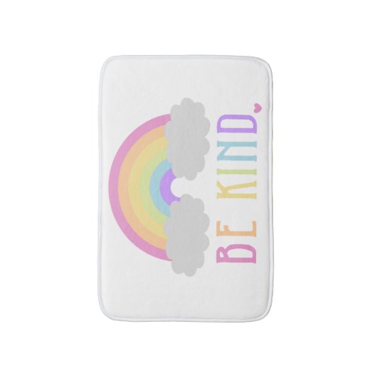 Wees een soort pasteelregenboog badmat (Voorkant Verticaal)