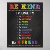 Wees een soort plechtige campagne voor de bestrijd poster (Voorkant)