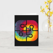 Wees een soort puzzelstukjes als een kleurstof han kaart (Gele Bloem)