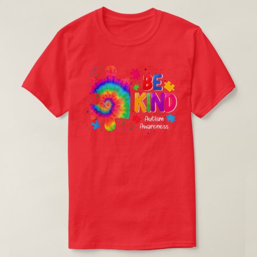 Wees een soort puzzelstukjes als een kleurstof han t-shirt (Design voorkant)