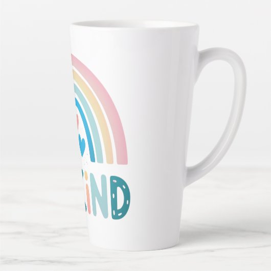 Wees een soort regenboog latte mok (Rechts)