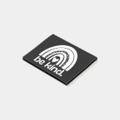 Wees een soort regenboog post-it® notes (Schuin)