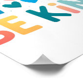 Wees een soort regenboog poster (Hoek)