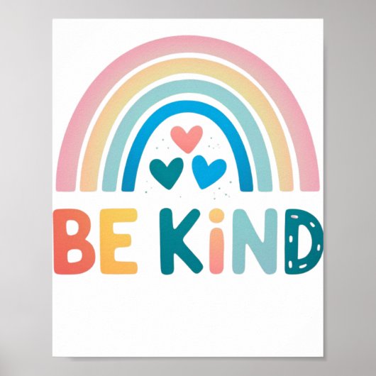Wees een soort regenboog poster (Voorkant)