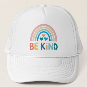 Wees een soort regenboog trucker pet