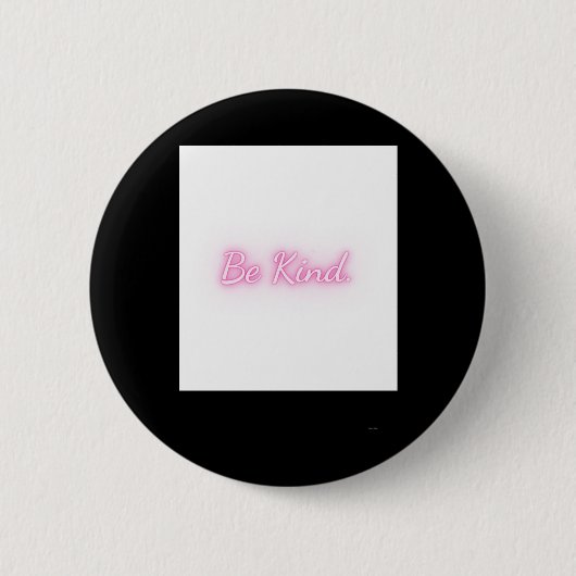 Wees een soort serie Sticker Ronde Button 5,7 Cm (Voorkant)