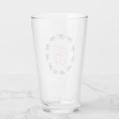 Wees een soort tekst in een  Floral Wreator Glas (Achterkant)