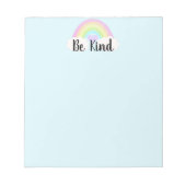 Wees een soort Waterverf regenboog Notitieblok (Voorkant)