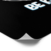 Wees een soort wereld tegen pesterijen Oranje eenh Poster (Hoek)