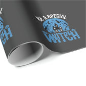 Wees een speciale heks Halloween-ontwerp_1 Cadeaupapier (Rol Hoek)