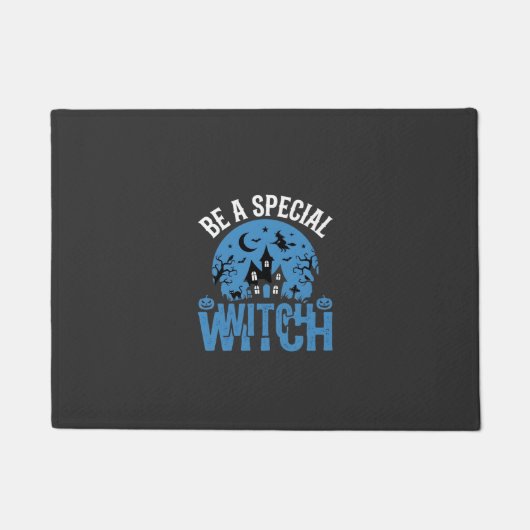 Wees een speciale heks Halloween-ontwerp_1 Deurmat (Voorkant)