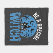 Wees een speciale heks Halloween-ontwerp_1 Fleece Deken (Voorkant (Horizontaal))