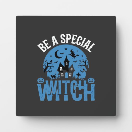 Wees een speciale heks Halloween-ontwerp_1 Fotoplaat (Voorkant)