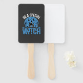 Wees een speciale heks Halloween-ontwerp_1 Handwaaier (Voorkant en achterkant)