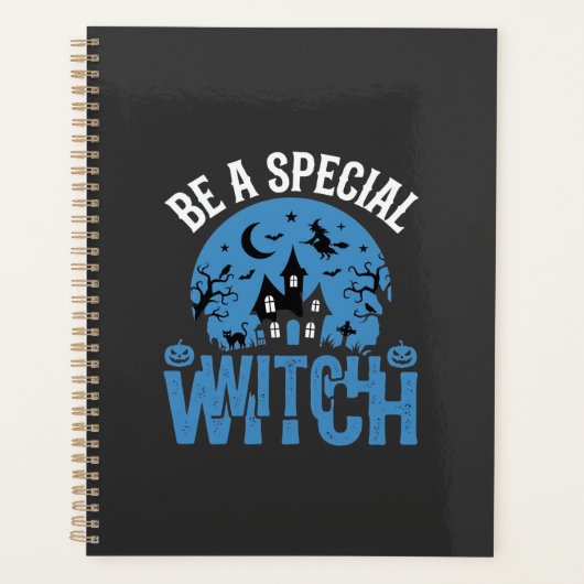 Wees een speciale heks Halloween-ontwerp_1 Planner (Voorkant)