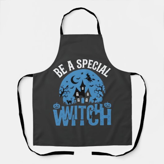 Wees een speciale heks Halloween-ontwerp_1 Schort (Voorkant)