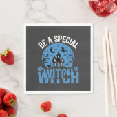 Wees een speciale heks Halloween-ontwerp_1 Servet (Insitu)