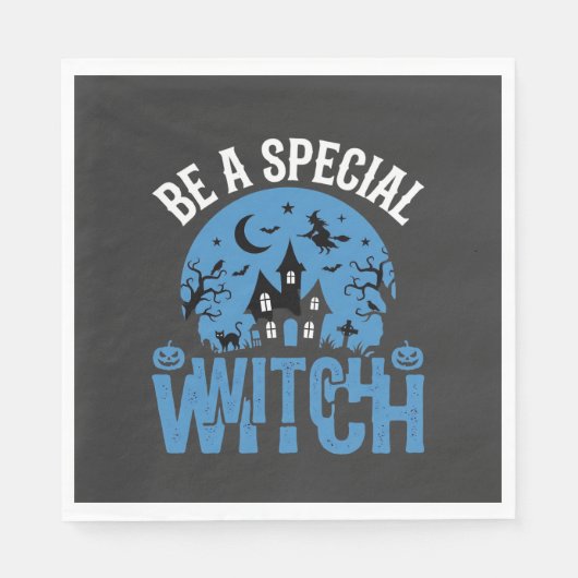 Wees een speciale heks Halloween-ontwerp_1 Servet (Voorkant)