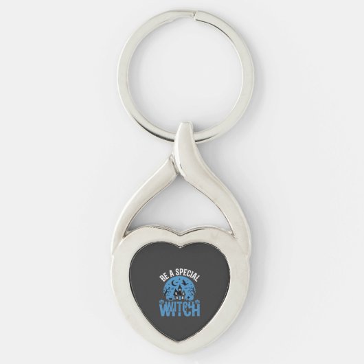 Wees een speciale heks Halloween-ontwerp_1 Sleutelhanger (Voorkant)