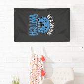 Wees een speciale heks Halloween-ontwerp_1 Spandoek (Insitu)