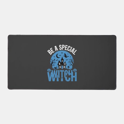 Wees een speciale heksen Halloween-ontwerp_1 Bureaumat (Voorkant)
